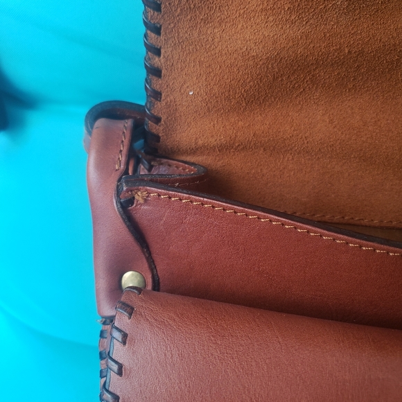 Patricia Nash Leather Patched Work Dante  Bag - Picture 14 of 16